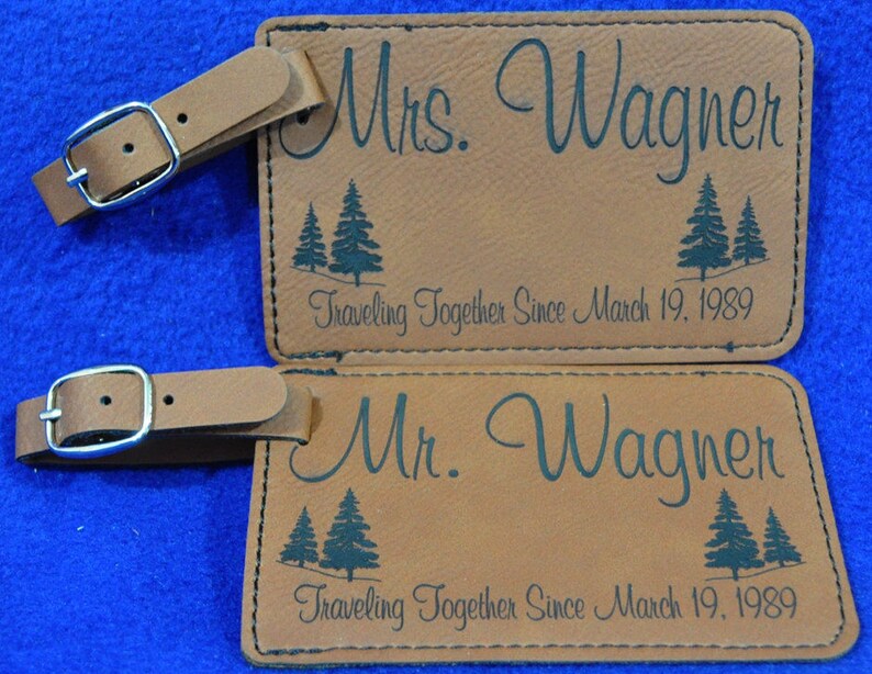 Anniversary Gift Luggage Tag Leather Tag Cruise Ship Etsy