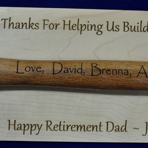 Retirement Gift for Dad Personalized Retirement Gift Etsy