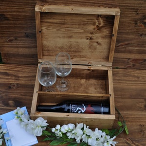 Personalized Wine Box, Wedding Ceremony Box, Time Capsule, Custom Wine Box, Wine Ceremony, Anniversary Gifts, Whiskey Box, Wedding Gifts image 5