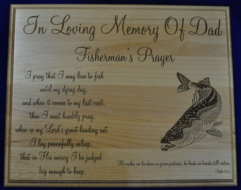 In Loving Memory ~ Memorial Gift ~ Sympathy Gifts ~ Engraved Memorial ~ Engraved Sympathy Gift ~ Funeral Gift ~ In Memory Of ~ Loss Of Dad