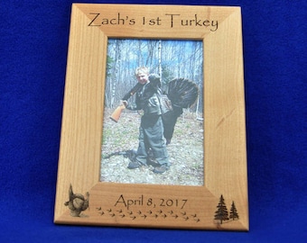 First Turkey Hunting Frame 1st Gift For Hunter