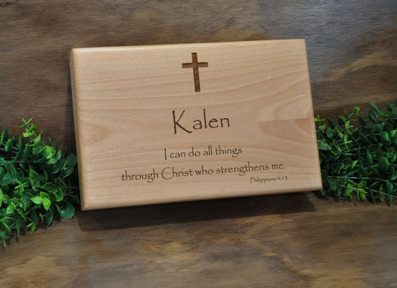 Confirmation Gift, First Communion, Gift For Godchild, Bible Verse Gift, Gifts For Communion, Baptism, Christian Gift Ideas For Children