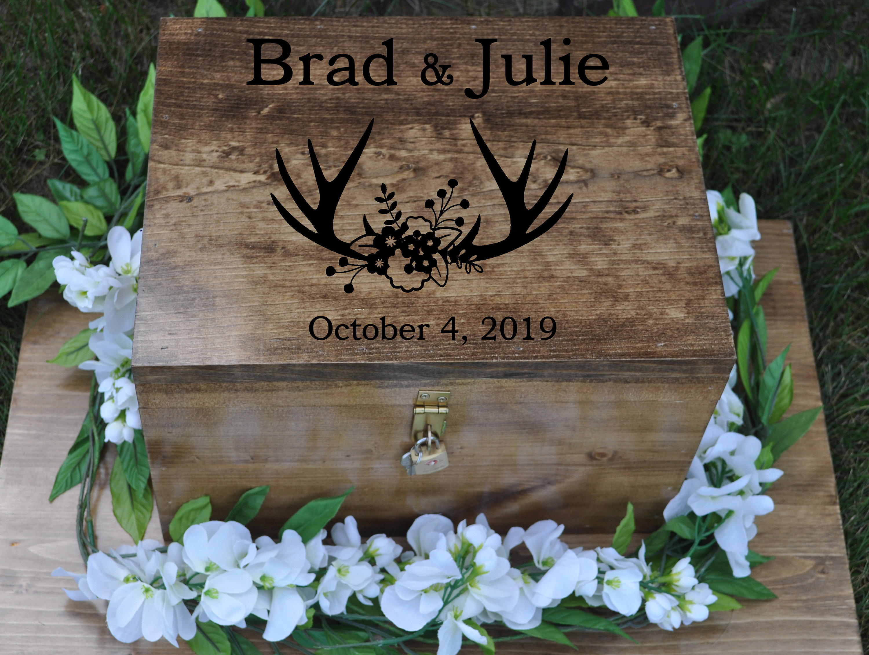 Rustic Wedding Card Box - Etsy