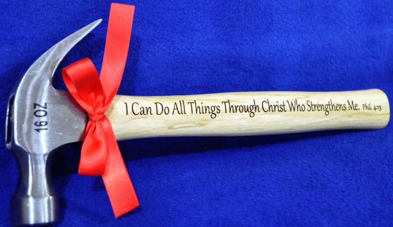 Gift For Priest ~ Church Gifts ~ Christian Gift ~ Gift For Pastor ~ Gift For Clergy ~ Engraved Gift For Pastor ~ Engraved Hammer ~ Church ~ image 3