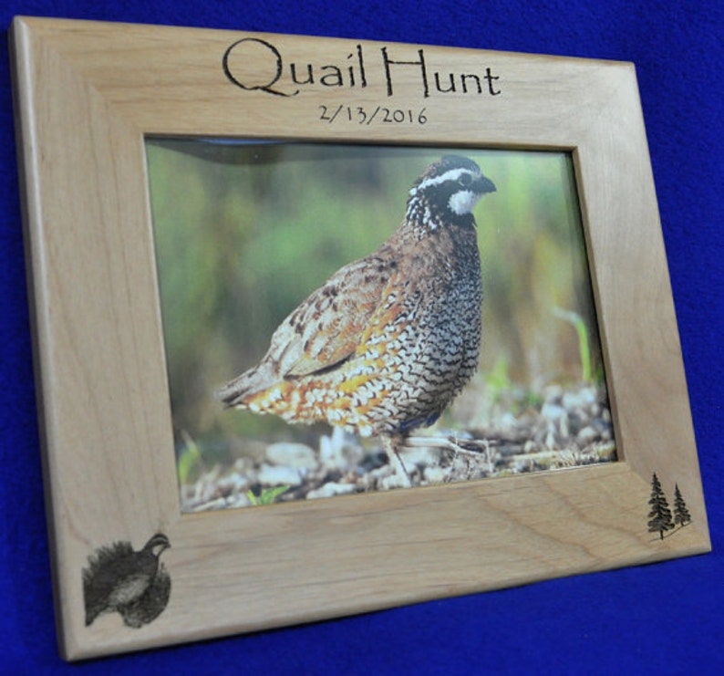 Quail Hunting Hunting Frame Hunting Picture Frame First Etsy