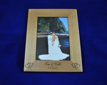 Wedding Gift ~ Bridal Shower Gift ~ Wedding Frame ~ Personalized Frame ~ Custom Wedding Frame ~ Personalized Wedding Gifts ~ Picture Frames