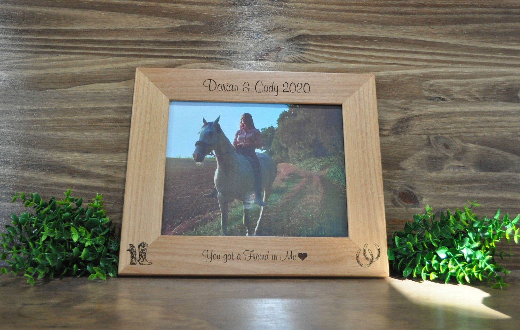 Horse Frame Horse Custom Picture Frame Picture Frame Etsy