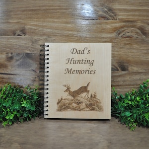Hunting Gift, Fishing Photo Album, Personalized Photo Gifts, Christmas Gift For Him, Birthday Gift For Dad, Photo Albums, Custom Photo Gift,