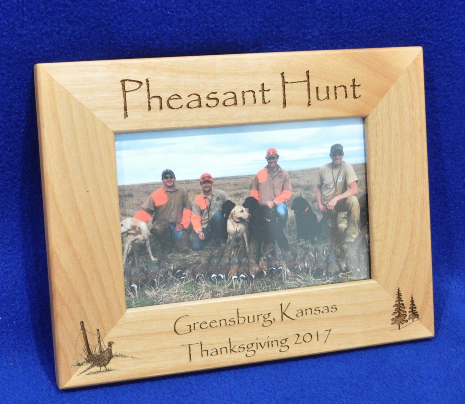 Hunting Frames Pheasant Hunting Frame Hunting Gift Gift Etsy