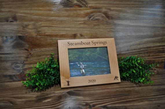 A Gift To a Fisherman,Photo Frame, Fisherman Gifts For Men,Fathers Day Gift  For Fisherman, Fly Fisherman Gift,Picture Frame For Pets - Picture Frames &  Displays