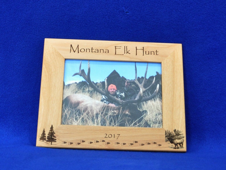 Hunting Elk Hunting Hunting Frame Hunting Gift Gift For Hunter Hunting Picture Frame Elk Elk Hunt Frame Hunter Gifts Frame image 5