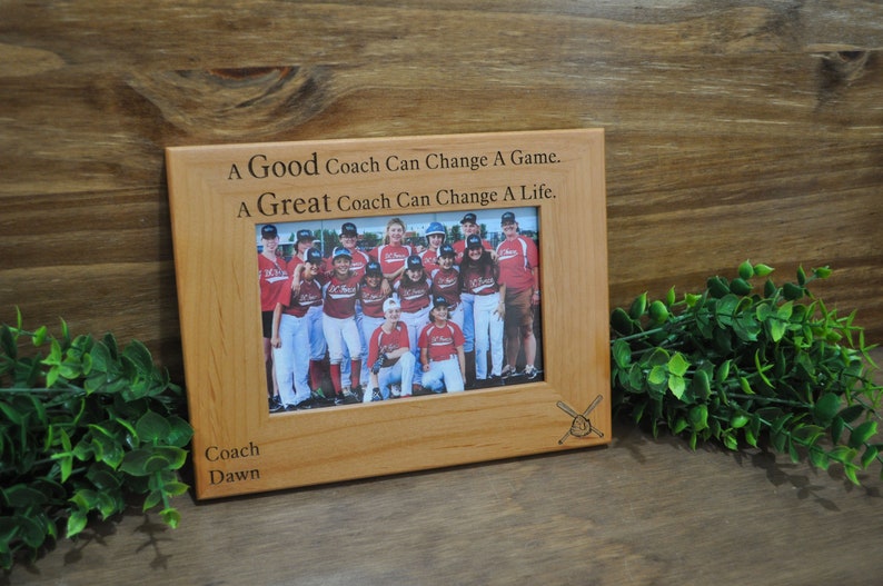 Coach Gift, Coach Frame, Baseball Coach Gifts, Baseball Gifts, Sports ...
