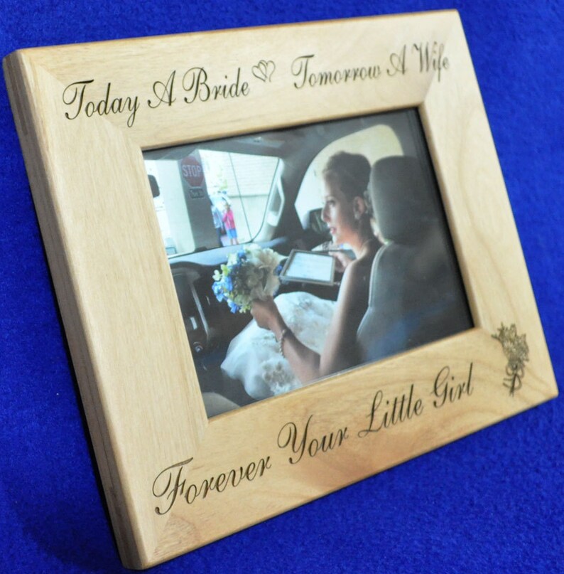Parents of the Bride Gift Engraved Picture Frame Weddings Etsy