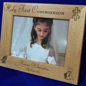 First Communion, Gift For First Communion, 1st Communion, Christian Gifts, Gift For Communion, Religious Gifts, Custom Picture Frames, Frame image 3