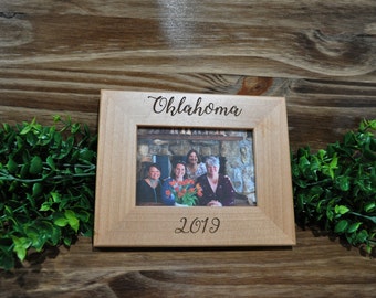 Girls Trip, Vacation Frame, Custom Picture Frame, Personalized Frame, Christmas Gift For Friends, Get Away Frame, Friend Frame, Vacation