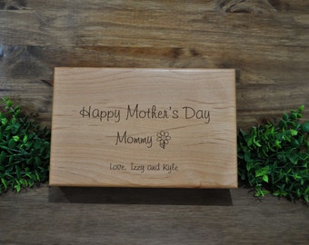 To Mommy From Child, Mother's Day, Gifts For Mom, Mother's Day Gifts, Jewelry Box, Personalized Gifts For Mom, Engraved Jewelry Box, Gifts