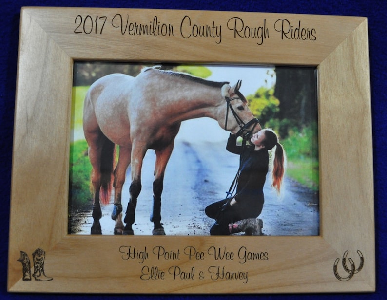 Horse Frame Horse Custom Picture Frame Picture Frame Etsy
