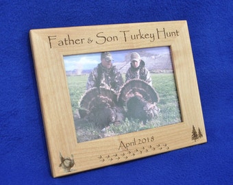Christmas Gifts For Dad ~ Turkey Hunting ~ Gift For Hunter ~Turkey Hunter Gift ~ Hunting Frame ~ Hunting Gifts ~ Hunting ~ Turkey ~ Frames