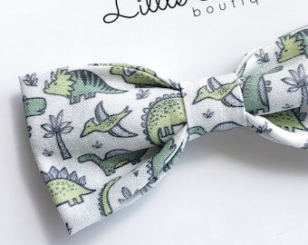 Dinosaur Bow Tie. Adjustable Bow Tie, Boys Bow Tie, Toddler Bow Tie, Baby Bow Tie, Christmas Gifts for Boys, Gifts for Him