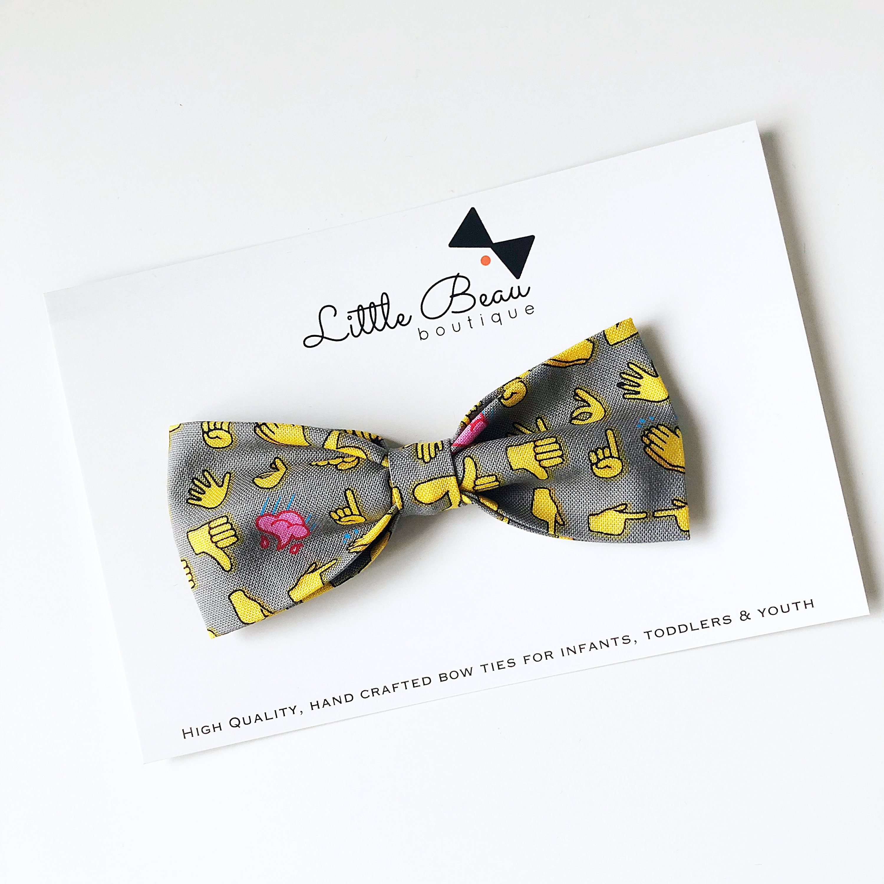 Emoji Bow Tie Emoji Theme Boys Bow Ties Toddler Bow Ties Etsy