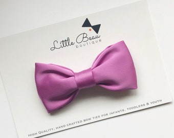 Pink / Purple / Fuchsia Bow Tie. Adjustable Bow Tie, Boys Bow Tie, Toddler Bow Tie, Baby Bow Tie