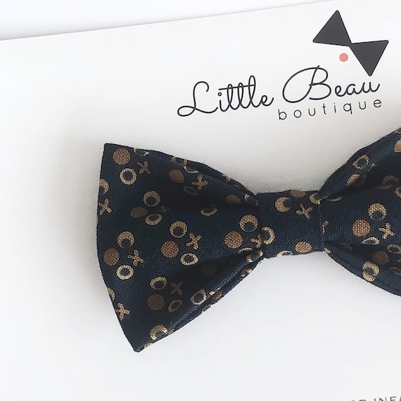 midnight navy bow tie