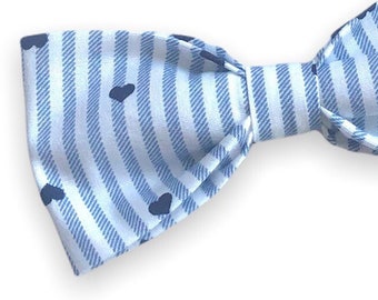 Pajarita de rayas azules / Corbata azul / Pajarita ajustable, Pajarita para niños, Pajarita para niños pequeños, Pajarita para bebés, Pajaritas para niños, Pajaritas para niños, Niños