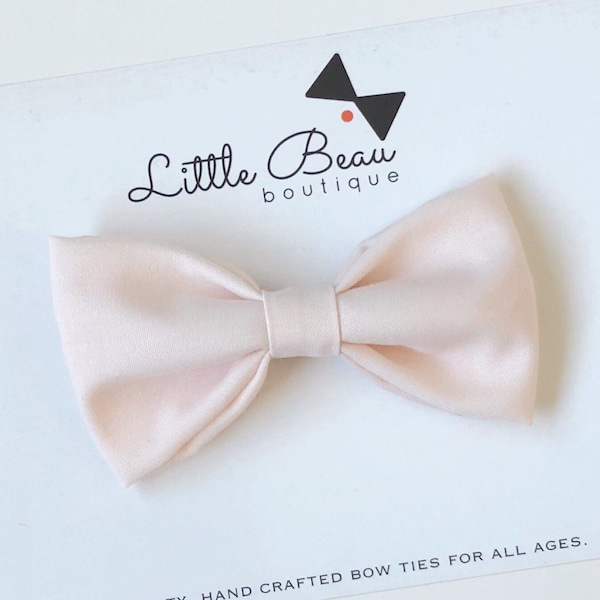 blush peach tie