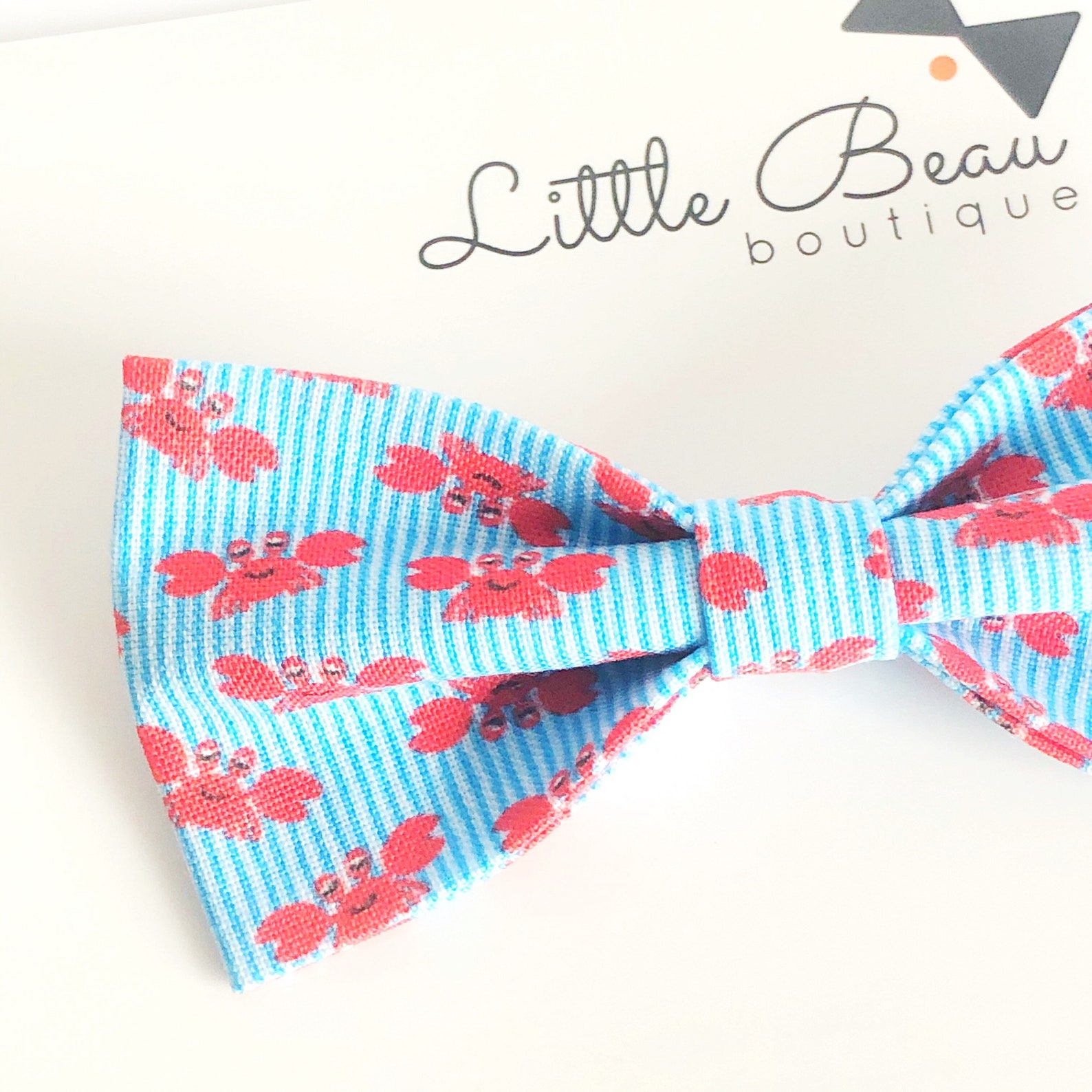 Crab Bow Tie. Ocean Theme Bow Tie. Crab Theme Bow Tie. Etsy