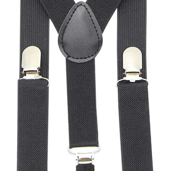 Dark Grey Suspenders Etsy