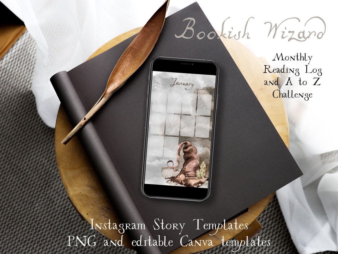 Bookstagram Tbr/wrap up Canva Template Bookish Wizard Instant Digital Bookstagram Tbr/wrap up Canva Template Bookish Wizard Instant Digital