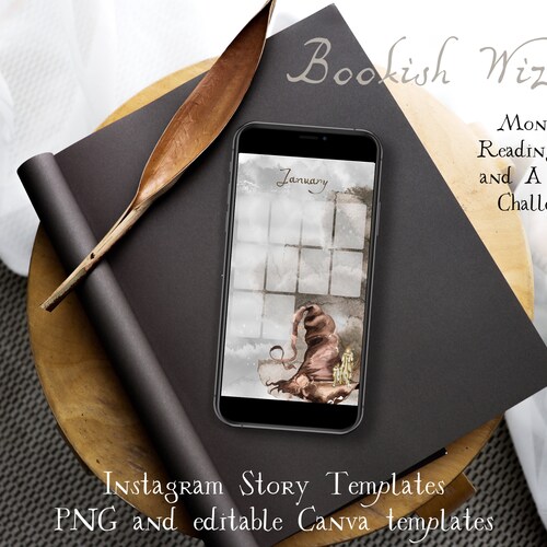 Bookstagram Tbr/wrap up Canva Template Seasonal Florals 2.0 Etsy