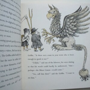 Maurice Sendak The Griffin and the Minor Canon by Frank Stockton Fun Illustrated Mythical Beasts First Edition Hardcover Dust Jacket image 2