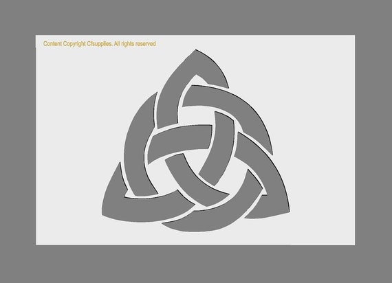 20 Keltische Knoten-Schablonen – 15,2 X 15,2 Cm, Mylar, Wiederverwendbar, Für Holz, Stoff, Glas, Basteln
