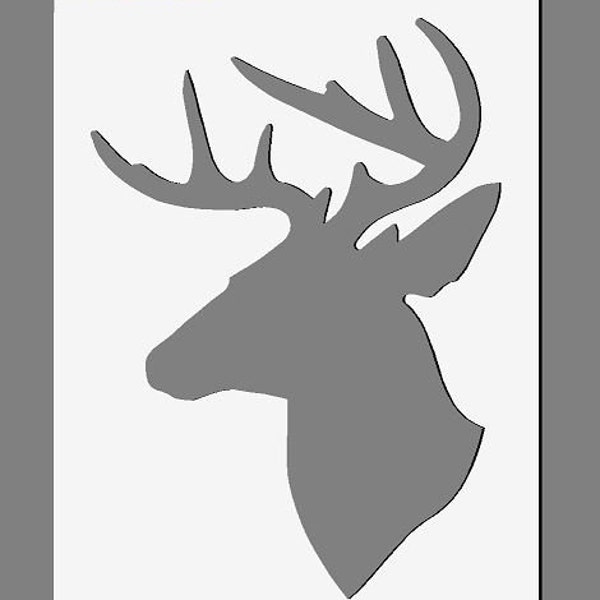 Deer Stencil - Etsy