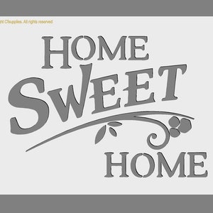 Vintage French Stencil | Shabby Chic Paint Stencil for Walls, Fabrics, Furniture, Reusable, Washable A5/A4/A3 stencil sizes (259)