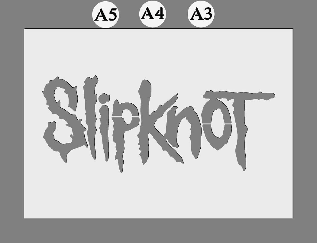 Slipknot Stencil - Etsy