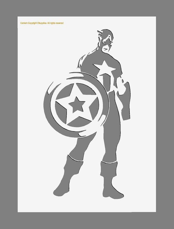 Superhero Theme Polyester Stencils in A3/A4/A5 Sheet Sizes 190 Etsy UK