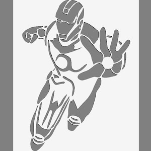 Superhero Theme Polyester Stencils  in A3/A4/A5 sheet sizes 190 micronPainting Airbrush Decor