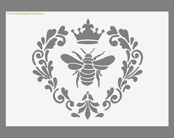 Shabby Chic French Vintage Stencils in A3/A4/A5 sheet sizes (#231) 190 micronPainting Airbrush Decor