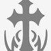 Gothic Cross Stencil in A3/A4/A5 Sheet Sizes Thicker 190 Micron ...