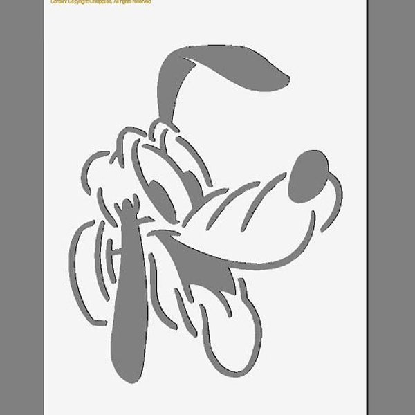 Cartoon Character Stencils - Etsy