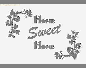 Hem ljuva hem-schablon: Shabby chic fransk vintage-inredning