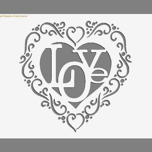 Shabby Chic French Vintage Stencils in A3/A4/A5 sheet sizes (#213) 190 micron Painting Airbrush Decor
