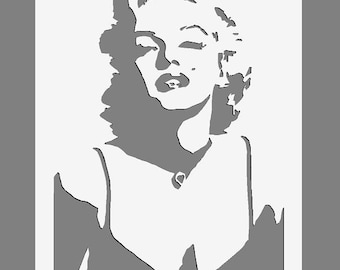 Stencils Pop Icon em tamanhos de folha A3/A4/A5, mais grossos, 190 mícrons, reutilizáveis, pintura com aerógrafo, decoração
