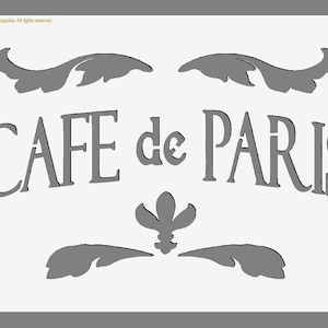 Shabby Chic  French Vintage Stencils in A3/A4/A5 sheet sizes (#12) 190 micron Painting Airbrush Decor