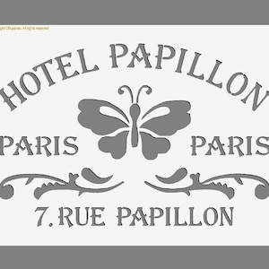 Shabby Chic French Vintage Stencils in A3/A4/A5 sheet sizes (#214) 190 micron Painting Airbrush Decor