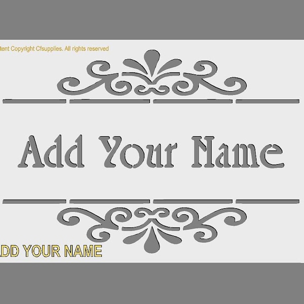 Word Stencils - Etsy