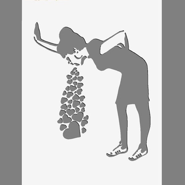 Banksy Stencil - Etsy