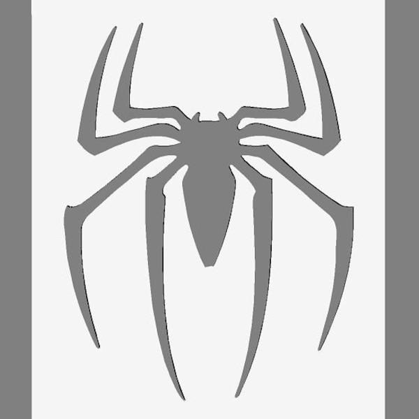 Spiderman Logo Marvel Polyester Thema Schablonen in A3/A4/A5 Blattgrößen 190 micron Gemälde Airbrush Dekor